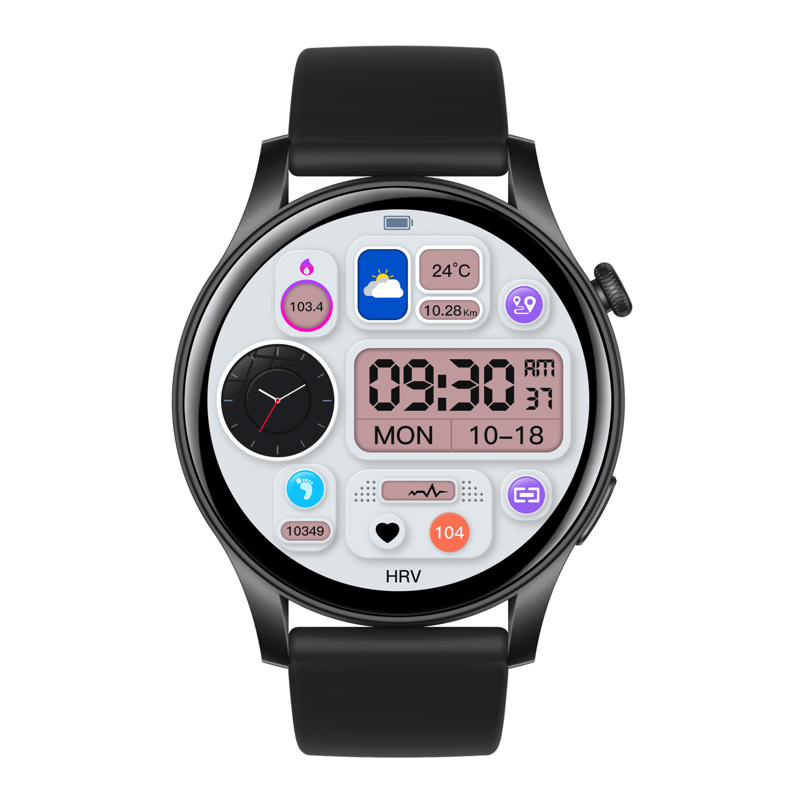 negro VSR05 1 Smartwatch VSR05: Tecnología y Estilo a Tu Alcance