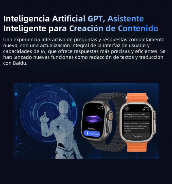 Smartwatch VE02 ULTRA NO AMOLED